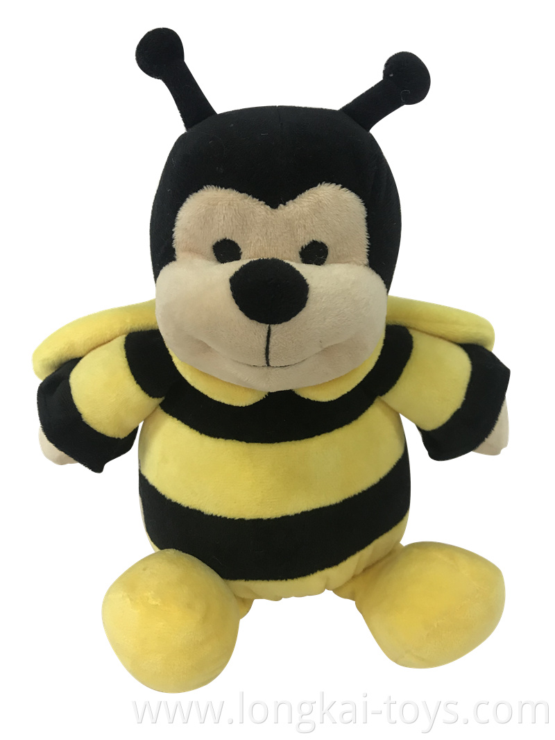 Plush Smiling Bee Toy